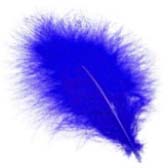 Dyed Full Marabou - ROYAL